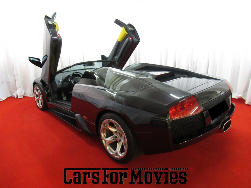 CarsForMovies | Lamborghini Murcielago Roadster 2005 Italien Schwarz Gelb Zivilfahrzeug Cabrio Baden-Württemberg 5494 Sportwagen Supercar Luxus V12